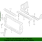 GENUINE Radiator Support Upper & RIGHT Guides for 2012-2017 Hyundai Accent