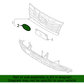 GENUINE Front Grille Emblem BLACK for 2022-2023 Hyundai Tucson 86300N9100