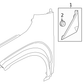 GENUINE Front Fender Pillar Trim Molding RIGHT for 2019-22 Veloster 86190J3000