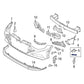 GENUINE Front Bumper Side Brackets LH & RH for 20-23 Hyundai Sonata 86552L1000