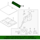 GENUINE Sill Trim Rear Trunk Transverse for 22-24 Hyundai Tucson 85770N9000NNB