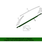 GENUINE Rear Window Weather Strip Belt Moldings LH RH for 15-19 Hyundai Sonata
