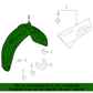 GENUINE Rear Fender Liners LEFT & RIGHT for 2020-2022 Kia Soul 86822K0000