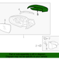 GENUINE Side Mirror Covers BLUE LEFT & RIGHT for 2017-2020 Hyundai Elantra