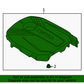 GENUINE Engine Cover for 2019-2023 Kia Forte Seltos Soul 1.6L Turbo 292402B220