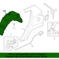 GENUINE Rear Fender Liner LEFT LH for 2014-2016 Kia Sportage 2.4L 868213W500