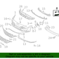GENUINE Front Bumper Side Bracket LEFT LH for 21-22 Hyundai Elantra 86551AA000