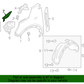 GENUINE Front Fender Covers Trims LH & RH for 2016-2020 Kia Sorento 84169C5000