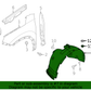 GENUINE Front Fender Liner RIGHT RH for 2020-2022 Hyundai Palisade 86812S8000
