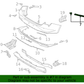 GENUINE Rear Bumper Side Bracket LEFT LH for 21-23 Hyundai Elantra 86651AA000