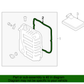 GENUINE Auto Trans Oil Pan Gasket for 2011-21 Accent Elantra Tucson 4528226100