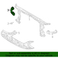 GENUINE Headlight Mounting Bracket RIGHT for 2021-2023 Elantra 64127AA000