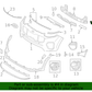 OEM Front Bumper Upper Brackets LEFT & RIGHT for 17-22 Kia Sportage 86552D9000