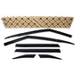 Smoked Window Sun Vent Visor Rain Guards 6pcs for 2020-2023 Kia Seltos
