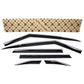 Smoked Window Sun Vent Visor Rain Guards 6pcs for 2020-2023 Kia Seltos