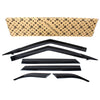 Smoked Window Sun Vent Visor Rain Guards 6pcs for 2020-2023 Hyundai Venue
