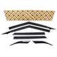 Smoked Window Sun Vent Visor Rain Guards 6pcs for 2020-2023 Hyundai Venue