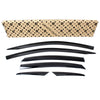 Smoked Window Sun Vent Visor Rain Guards 6pcs for 2019-2023 Kia Forte Sedan