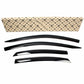 Black Smoked Window Sun Visor Rain Guards 4PCS for 2019-2023 Kia Forte Sedan