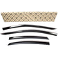 Black Smoked Window Sun Visor Rain Guards 4PCS for 2019-2023 Kia Forte Sedan