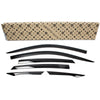 Black Smoked Window Sun Visor Rain Guards 6PCS for 2016-2021 Honda Civic SEDAN