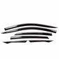 Black Smoked Window Sun Visor Rain Guards 6PCS for 2016-2021 Honda Civic SEDAN