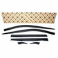 Smoked Window Sun Vent Visor Rain Guards 6pcs for 2019-2023 Toyota Rav4
