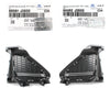 OEM Fog lamp Cover LEFT & RIGHT for 19-21 Hyundai Veloster Turbo 86562J3500