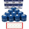 GENUINE Engine Oil Filter 10PACK & Washers for Hyundai Kia OEM 2630035505