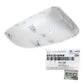 GENUINE Side View Mirror Cover WHITE LEFT & RIGHT for 16-21 Hyundai Tucson