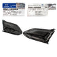 OEM Front Bumper Fog Blanking Covers LEFT & RIGHT for 19-22 Hyundai Veloster N