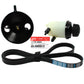 Power Steering Pump & Belt & GENUINE Reservoir Tank for 00-06 Sonata Optima 2.4L