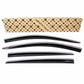 Smoked Window Sun Vent Visor Rain Guards 4pcs for 2017-2022 Hyundai Ioniq / EV