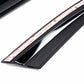 Smoked Window Sun Vent Visor Rain Guards 6pcs for 2017-2022 Kia Niro / EV