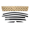 Black Smoked Window Sun Visor Rain Guards 6pcs for 2016-2022 Chevrolet Malibu