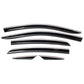 Black Smoked Window Sun Visor Rain Guards 6pcs for 2018-2022 Hyundai Accent
