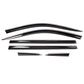 Black Smoked Window Sun Visor Rain Guards 6pcs for 2018-2023 Volkswagen Tiguan
