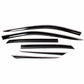 Black Smoked Window Sun Visor Rain Guards 6pcs for 2016-2022 Lexus RX350 RX450h