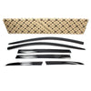 Black Smoked Window Sun Visor Rain Guards 6pcs for 2016-2022 Lexus RX350 RX450h