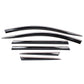 Smoked Window Sun Vent Visor Rain Guards 6pcs for 2019-2023 Hyundai Santa Fe