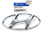 GENUINE GRILLE "H" Emblem Badge for 14-16 Hyundai Elantra Sedan OEM 863533X700