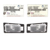 GENUINE License Plate Lamps LH & RH for Accent Elantra 925011M400 925021M400