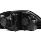 GENUINE HEAD LIGHTS BLACK BEZEL LH & RH for 01-06 HYUNDAI TIBURON OEM 921012C500