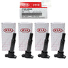 OEM Ignition Coil 4pcs for 11-20 Hyundai Elantra Tucson Forte Soul 273002E000