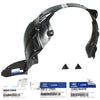 GENUINE Fender Liner FRONT RIGHT RH for 12-13 Hyundai Accent OEM 868121R000