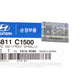 GENUINE Fender Liner FRONT LEFT DRIVER for 18-19 Hyundai Sonata 86811C1500