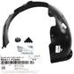 GENUINE Front Fender Liner LEFT & RIGHT for 19-20 Hyundai Elantra 86812F2800