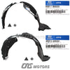 GENUINE Fender Liner FRONT LEFT & RIGHT for 2017-2019 Santa Fe XL 86811B8500