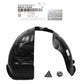 GENUINE Fender Liner FRONT RIGHT PASSENGER for 19-20 Kia Sorento 86820C5500