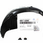 GENUINE Fender Liner FRONT LEFT DRIVER for 17-20 Hyundai Ioniq 86811G2000